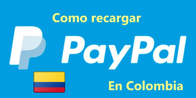 Recargar Saldo PayPal Colombia