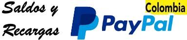Recargar Saldo PayPal Colombia Recargas Dolares Cuenta Digital Recarga Tu PayPal