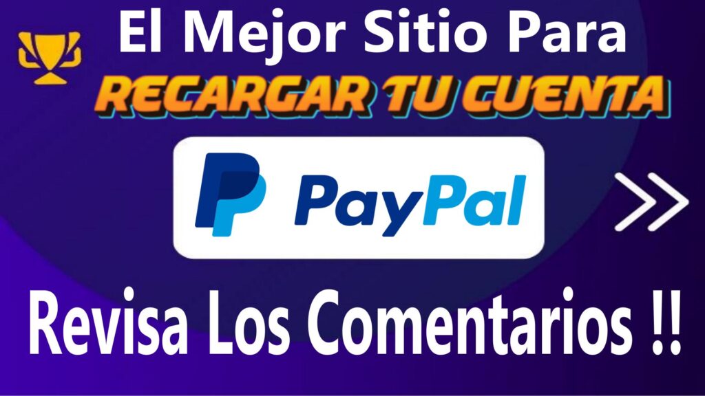 En Saldos y Recargas Actualizamos Nuestro Sistema De Calificaciones Por Recargas PayPal