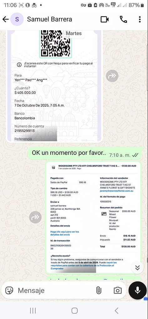 recargar saldo en cuenta PayPal